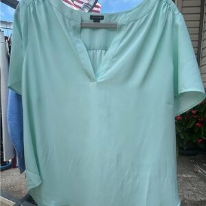 Ann Taylor Mint Green Blouse